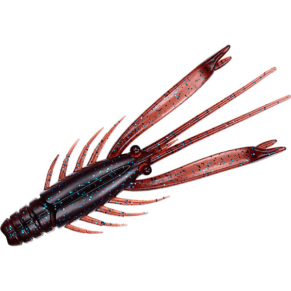 DAIWA SILVER WOLF URBAN SHRIMP 2.8" 72mm (8 pcs/pack) SCUPPERNONG BLUE saltwater fishing lure