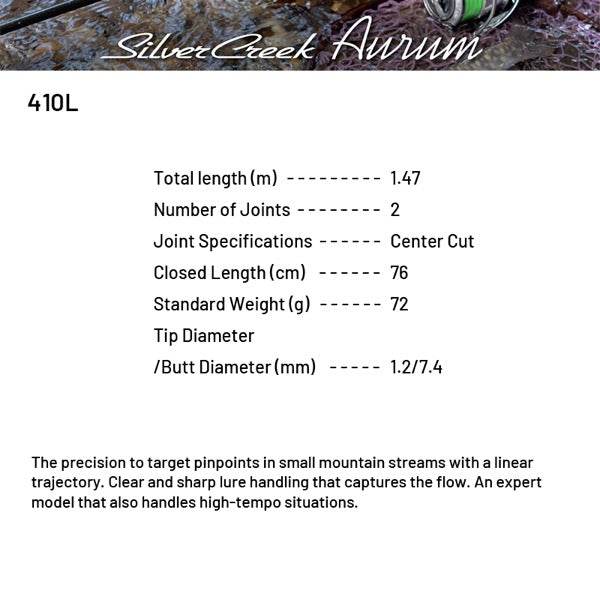 DAIWA Silver Creek Aurum 410L Spinning - Britannic Trade