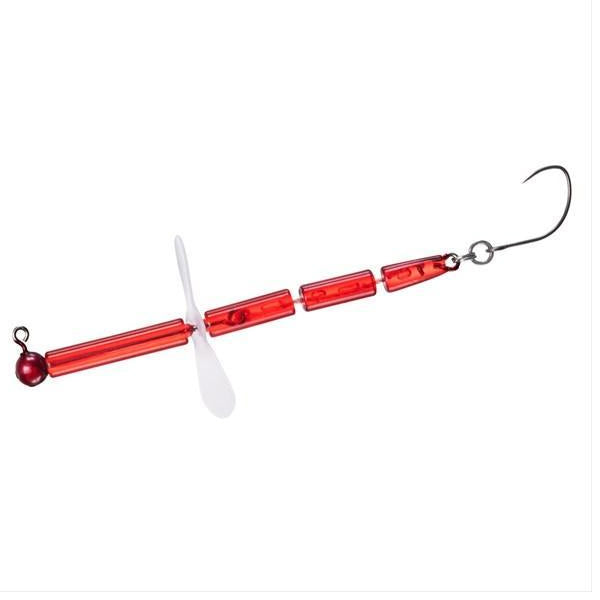 DAIWA MASU NO KOEDA SCREW 62mm : 1.2g CLEAR RED freshwater fishing lure