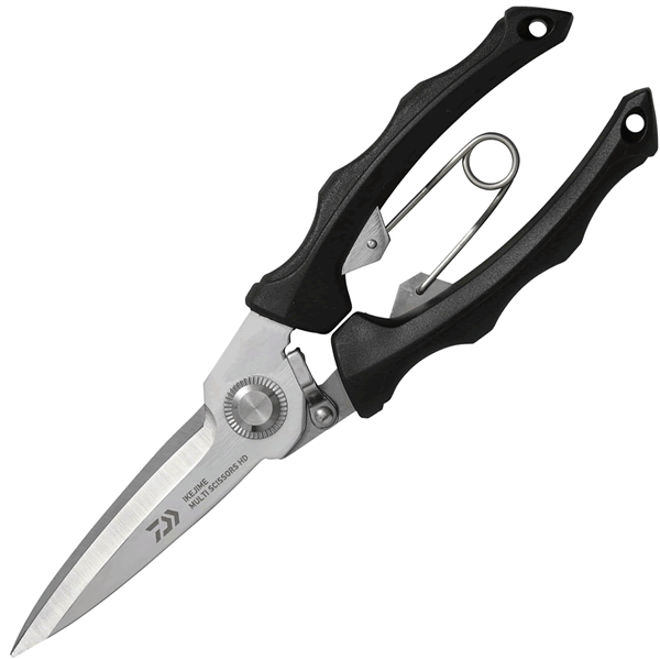 DAIWA IKEJIME MULTI SCISSORS HD 210mm : 170g (3 pcs/pack) BLACK fishing accessory