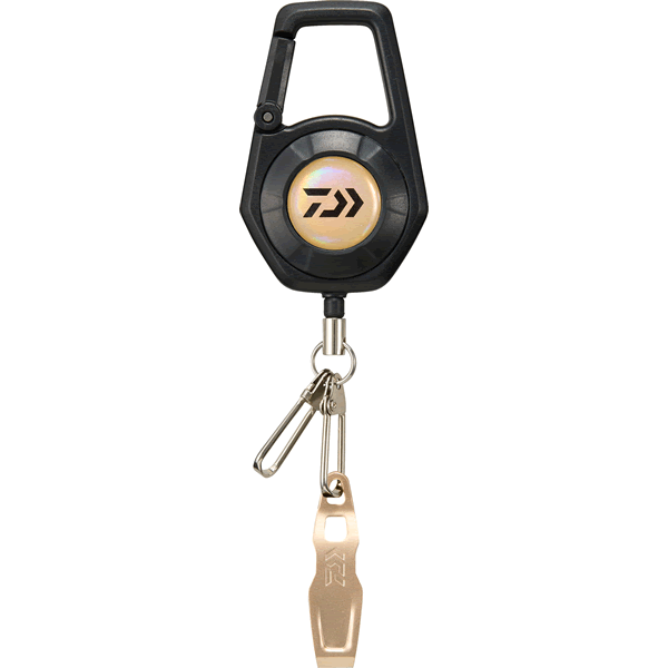 DAIWA LINE CUTTER II CARABINER REEL SET 40 140mm : 20g Max length : 90cm GOLD fishing accessory