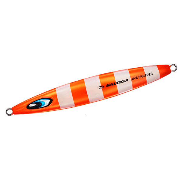DAIWA SALTIGA JIVE CHOPPER 250g 170mm : 250g ML ORANGE ZEBRA GLOW