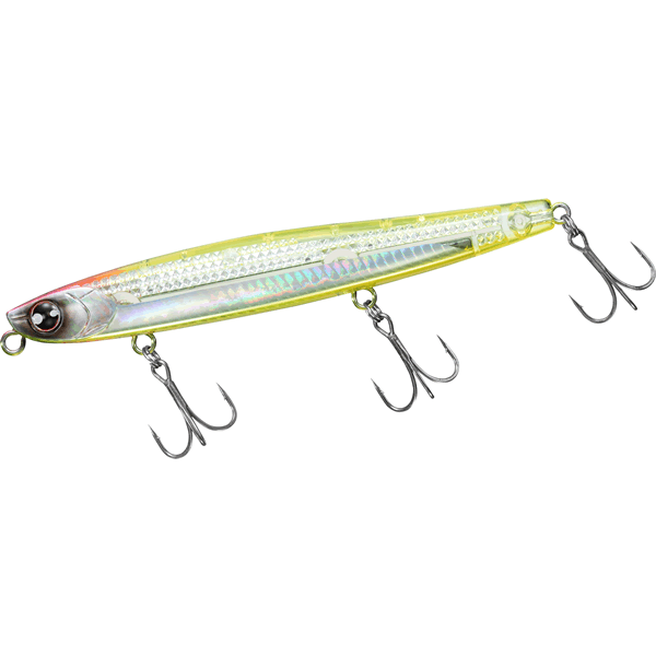 DAIWA MORETHAN SWITCH HITTER DH 128S LASER IMPACT 128mm : 45g Sinking LI PINK HEAD CLEAR CHART saltwater fishing lure