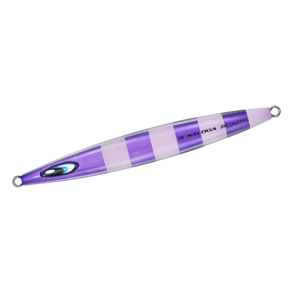 DAIWA SALTIGA JIVE CHOPPER 350g 350g ML ZEBRA PURPLE GLOW