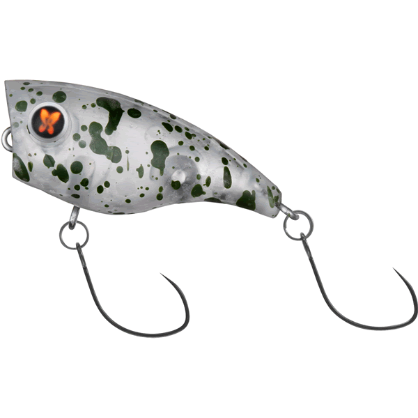 DAIWA PRESSO MEGA POPPIN'BUG 2.2g CLEAR GREEN SPLASH RG freshwater fishing lure