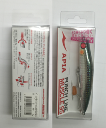 APIA PUNCHLINE MUSCLE 95 95mm : 28g FAST SINKING #05 BORA YAN saltwater fishing lure — photo 2