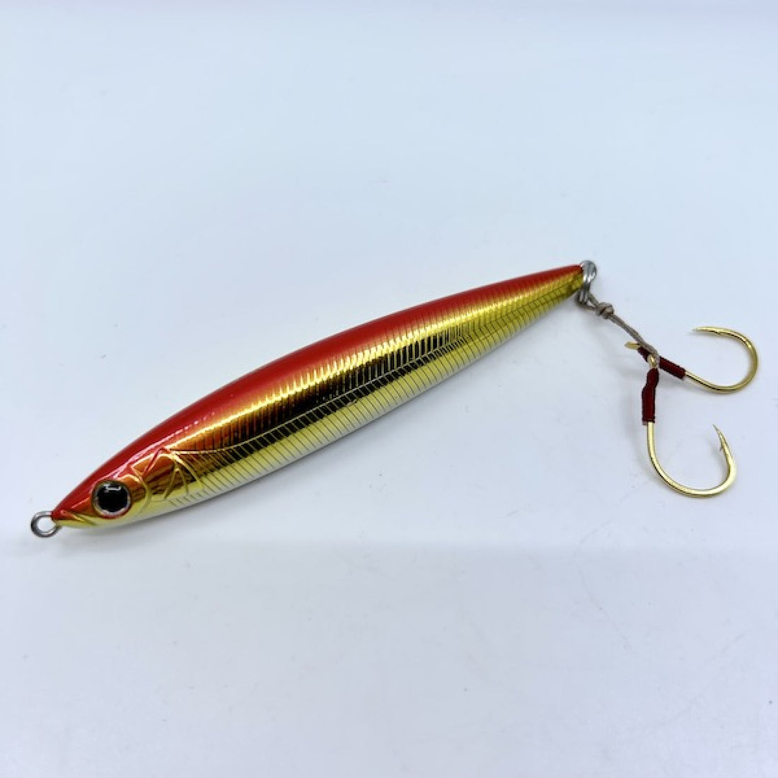 D-3 CUSTOM LURES FJ-10 100mm, 30g SINKING #2 AKAKIN freshwater fishing lure