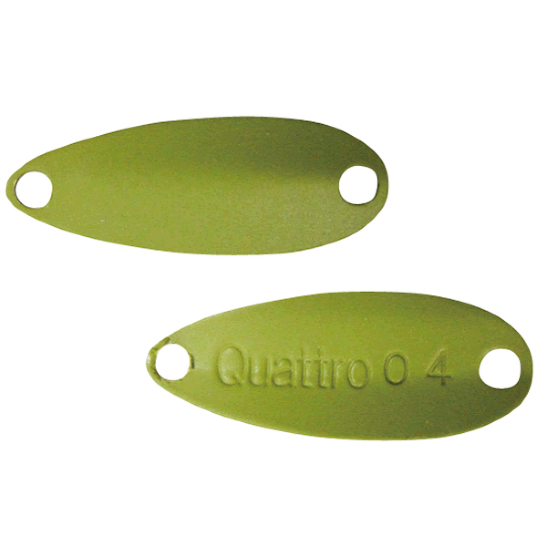 TIMON CHIBI QUATTRO SPOON 0.6g 22mm : 0.6g YELLOW OLIVE freshwater fishing lure