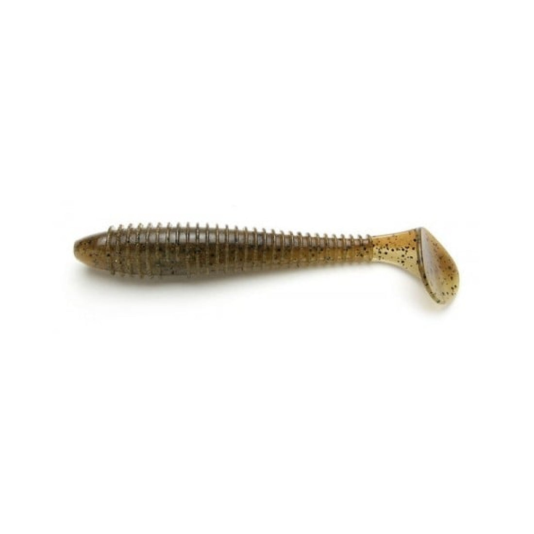 KEITECH SWING IMPACT FAT 3.3" 5.6g (7 pcs/pack) #101 GREEN PUMPKIN PEPPER freshwater fishing lure
