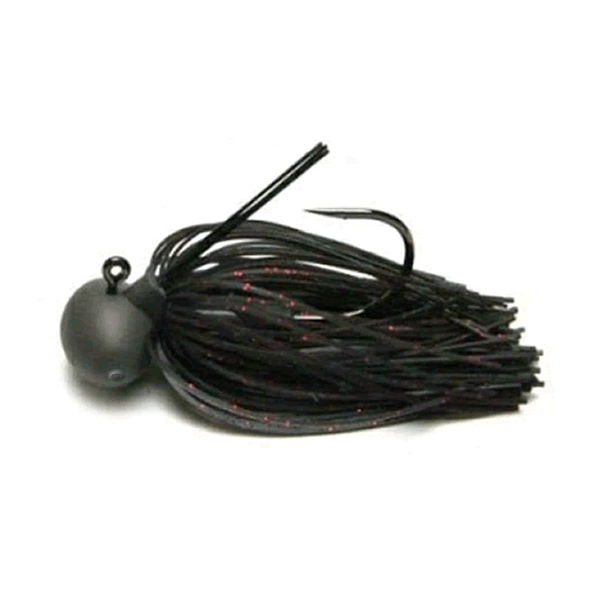 KEITECH RUBBER JIG MODEL 2 ver.2 - 9g #408 BK/RED