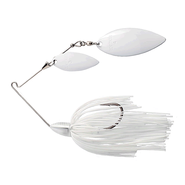 KEITECH TEE-BONE SPINNERBAIT DW 1/2oz #010 SUPER WHITE