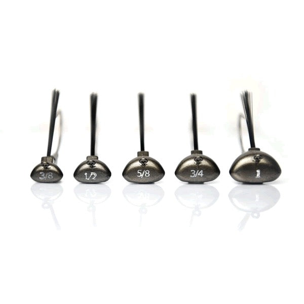 KEITECH CRANKIN' FOOTBALL JIG HEAD 3/8oz (2pcs / pack)