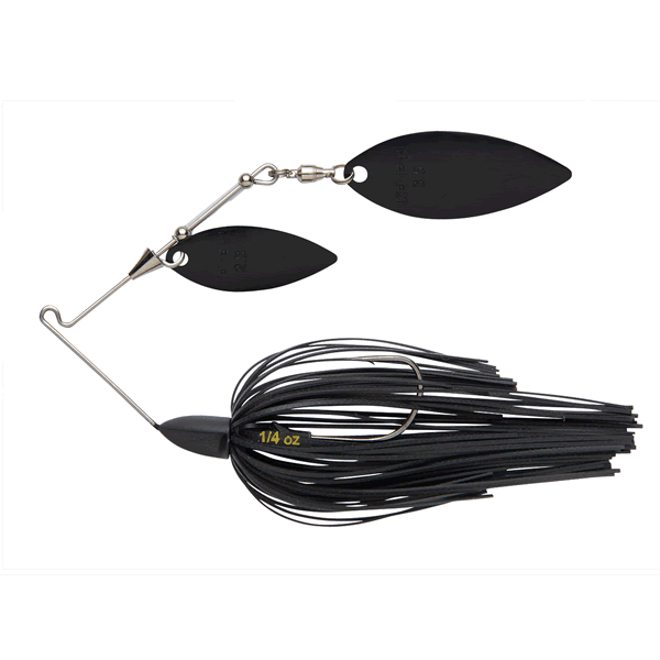 KEITECH BABY TEE-BONE SPINNERBAIT DW 1/4oz #001 Black