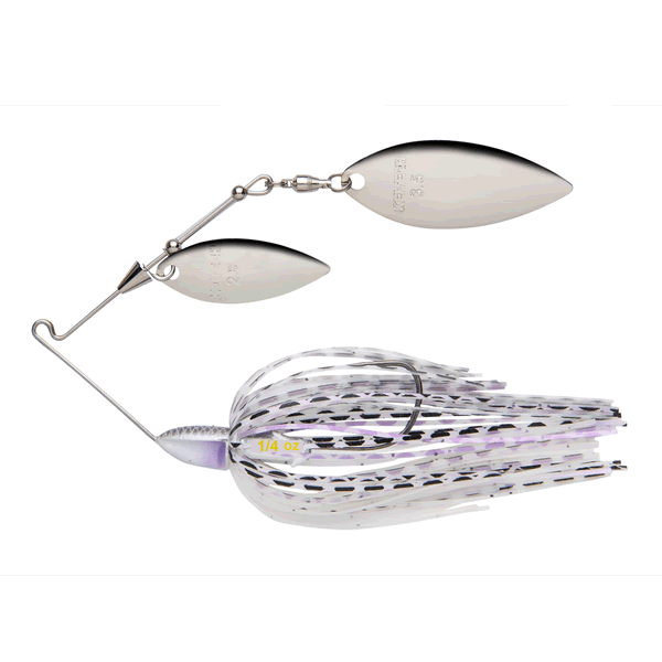 KEITECH BABY TEE-BONE SPINNERBAIT DW 1/4oz #528 PU PEARL SD
