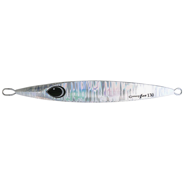 K-FLAT GUMMY FAT 130g #01 SILVER saltwater fishing lure