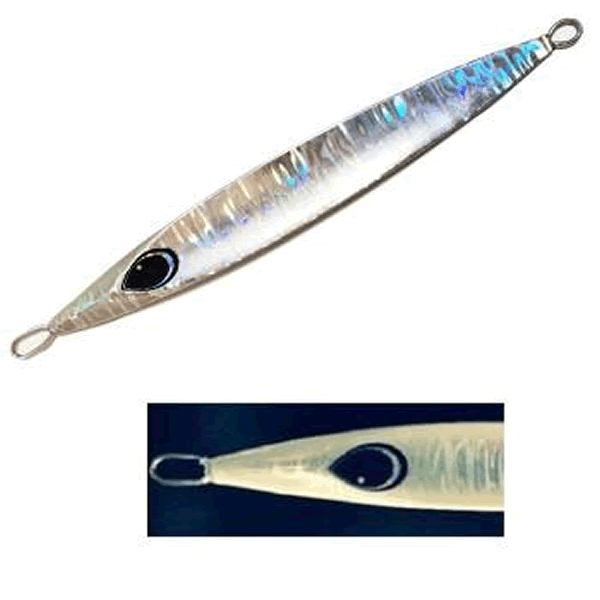 K-FLAT GUMMY FAT 200g #11 ALL GLOW SILVER LINE saltwater fishing lure