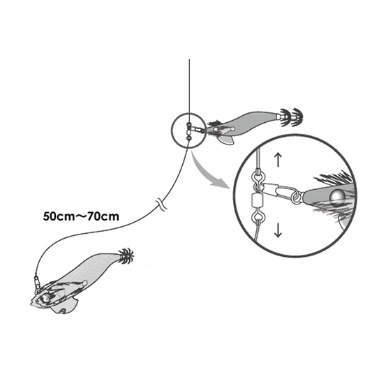 Crazy Ocean OTASUKE SWIVEL TIP RUN (4 pcs/pack) fishing terminal tackle — photo 2