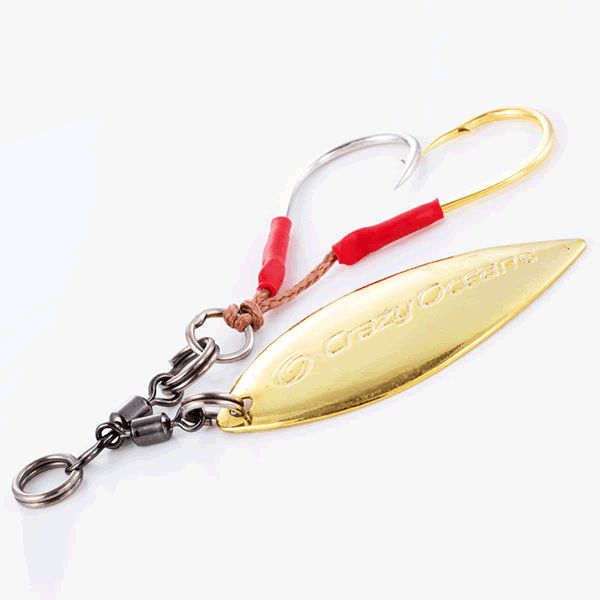 Crazy Ocean FLASH ASSIST BLADE TUNE L (2 pcs/pack) GOLD - Britannic Trade