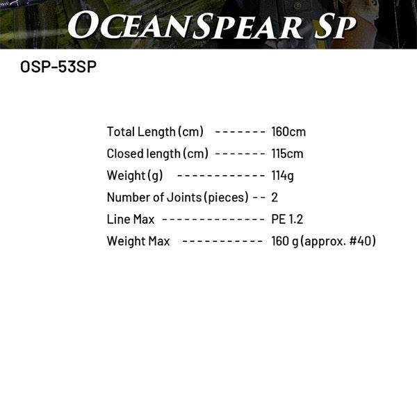 Crazy Ocean OCEAN SPEAR SP OSP-53SP (Spinning) - Britannic Trade