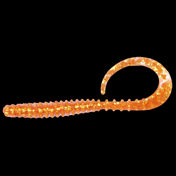 Crazy Ocean UMIKEMUSHI CURLY HF 2.8" (6 pcs/pack) #103 ORANGE GOLD