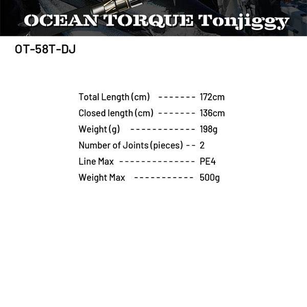 Crazy Ocean OCEAN TORQUE Tonjiggy OT-58T-DJ (Casting) - Britannic Trade
