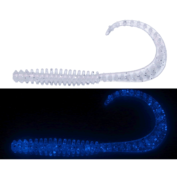 Crazy Ocean UMIKEMUSHI CURLY 2.8" (6 pcs/pack) #17 SHIRASU BOSHI
