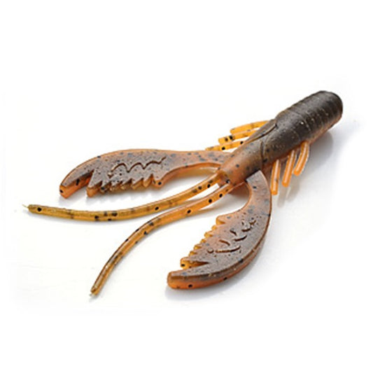 mibro DEATHSCYTHE 4" (7 pcs/pack) #11 BLACK LIGHT freshwater fishing lure — photo 2