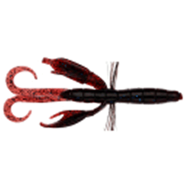 Bait Breath BYS CRAW 4.5" (6 pcs/pack) #147B DARK RED / BLUE