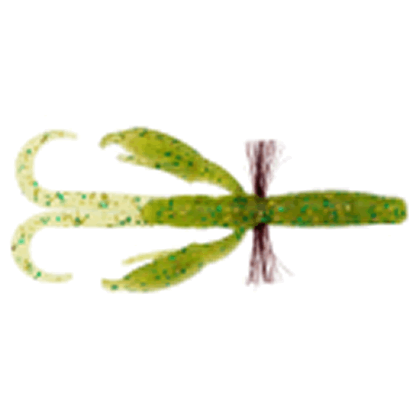 Bait Breath BYS CRAW 3.5" (7 pcs/pack) #200B CHARTREUSE freshwater fishing lure