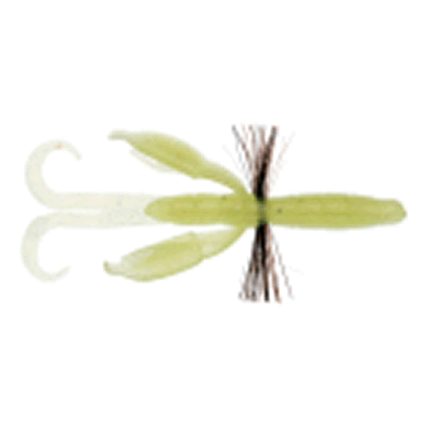 Bait Breath BYS CRAW 3.5" (7 pcs/pack) #151 GLOW CHART freshwater fishing lure