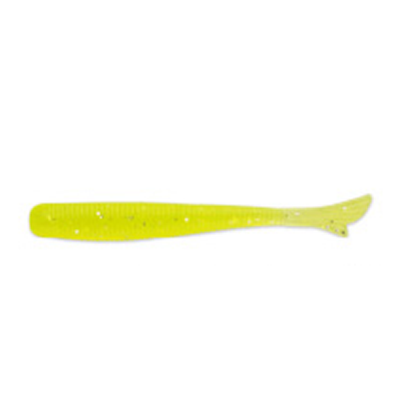 Bait Breath FISH TAIL 2" (10 pcs/pack) YELLOW CHART SILVER