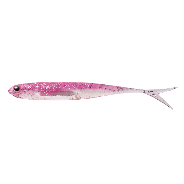 Fish Arrow FLASH-J SPLIT 4" SW (5 pcs/pack) #101 PINK SILVER