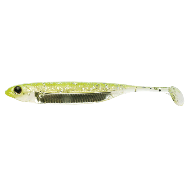 Fish Arrow FLASH-J 4" SW (5 pcs/pack) #102 CHART/SILVER