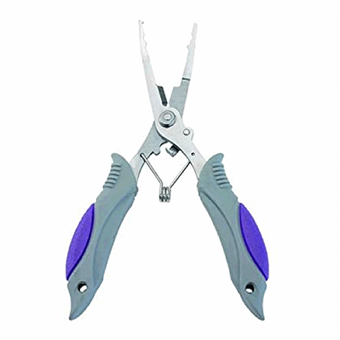 KAHARA KJ STAINLESS PLIERS 6" 7 inch SMOKE / PURPLE fishing accessory