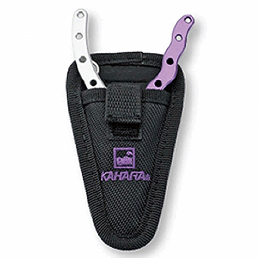 KAHARA ALUMINUM PLIERS 4.5" 4.5 inch WITH LANYARD & HOLDER BLACK / RED fishing accessory — photo 2