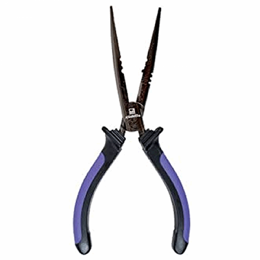 KAHARA STAINLESS NEEDLE-NOSE PLIERS WITH STRAIGHT JAWS 9" 9 inch