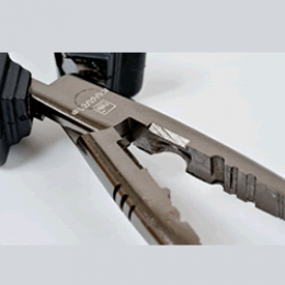 KAHARA STAINLESS NEEDLE-NOSE PLIERS WITH STRAIGHT JAWS 9" 9 inch