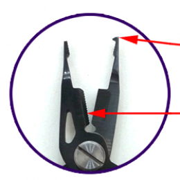 KAHARA MICRO TIP STAINLESS PLIERS 4.7" 4.7 inch fishing accessory — photo 2