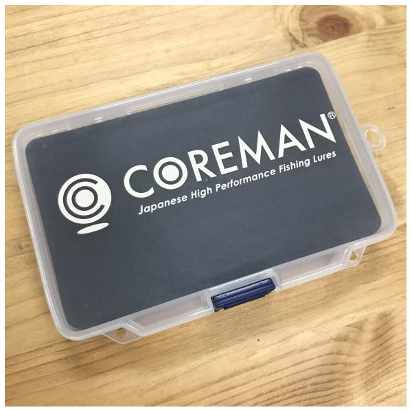 COREMAN COREMAN COMPACT FORM CASE H145mm×W100mm×D21mm : 30g #001 CLEAR fishing accessory