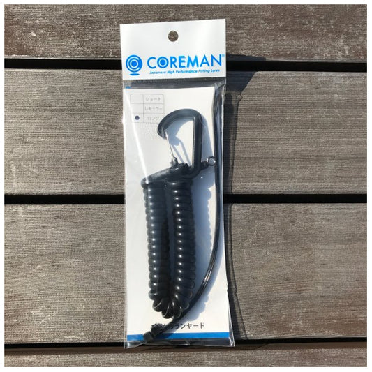 COREMAN COREMAN KODAWARI LAN YARD REGULAR : 20cm : MAX 90cm BLACK fishing accessory — photo 2
