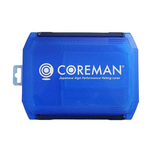 COREMAN COREMAN DOUBLE OPEN LURE CASE H200×W153×D40mm : 180g #004 BLUE - Britannic Trade