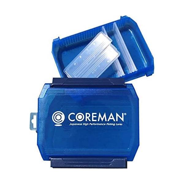 COREMAN COREMAN DOUBLE OPEN LURE CASE H200×W153×D40mm : 180g #004 BLUE - Britannic Trade
