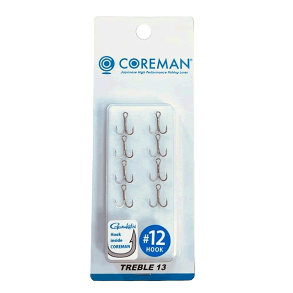 COREMAN TREBLE 13 #12 (10 pcs/pack) fishing terminal tackle