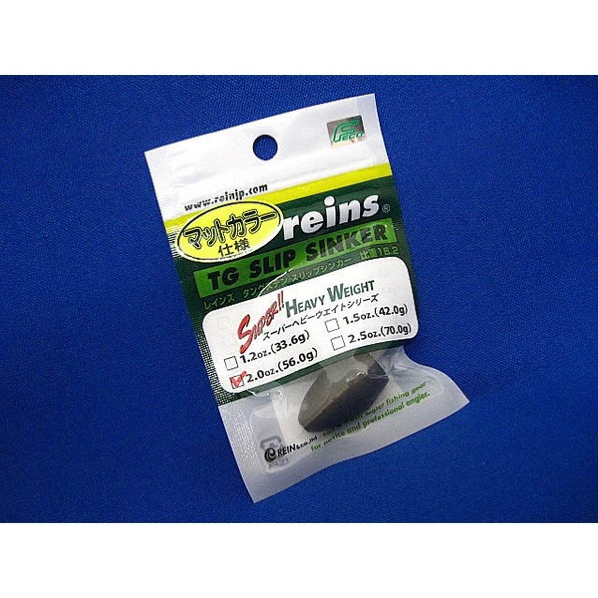 reins TG COLOR SLIP SINKER 2oz (1pce/pack) GREEN PUMPKIN - Britannic Trade