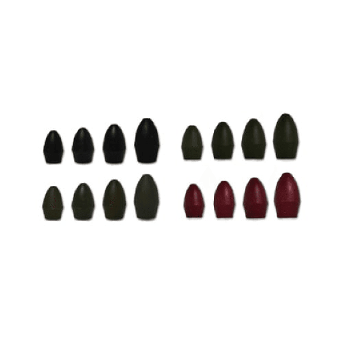 reins TG COLOR SLIP SINKER 5/8oz (2pce/pack) BLACK - Britannic Trade