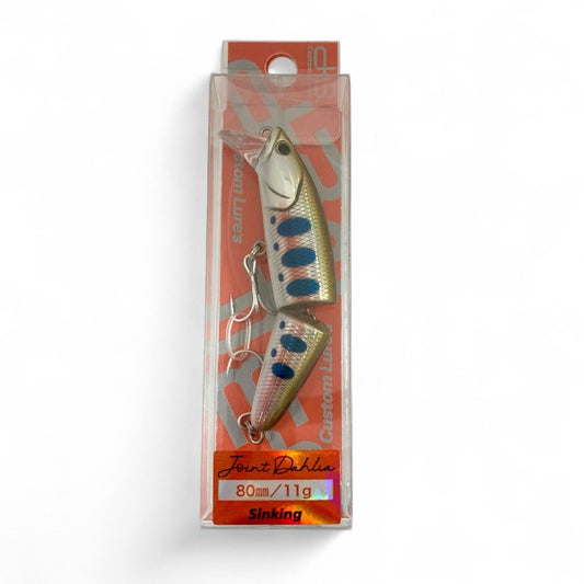 D-3 CUSTOM LURES JOINT DAHLIA 80S 80mm : 11g SINKING #01YA freshwater fishing lure — photo 2