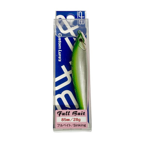 D-3 CUSTOM LURES FULL BAIT 85mm : 28g SINKING #F4 GR-M freshwater fishing lure — photo 2