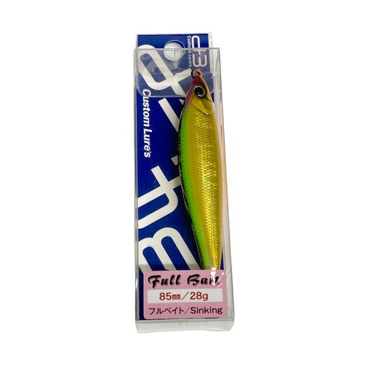D-3 CUSTOM LURES FULL BAIT 85mm : 28g SINKING #F8 GGOR freshwater fishing lure — photo 2