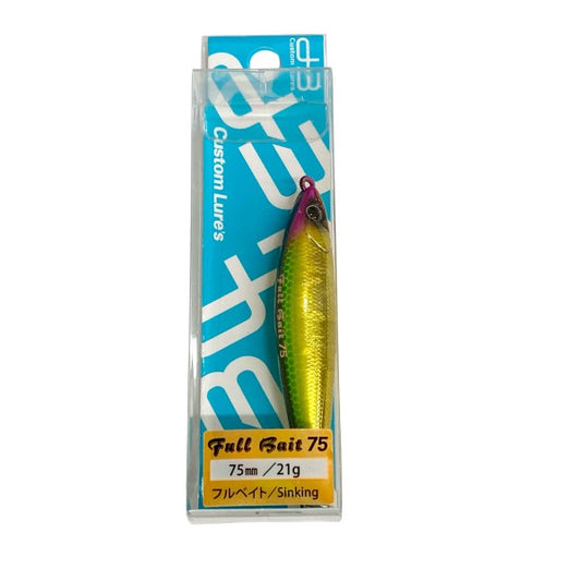 D-3 CUSTOM LURES FULL BAIT 75 75mm : 21g SINKING #F8 GGOR freshwater fishing lure — photo 2