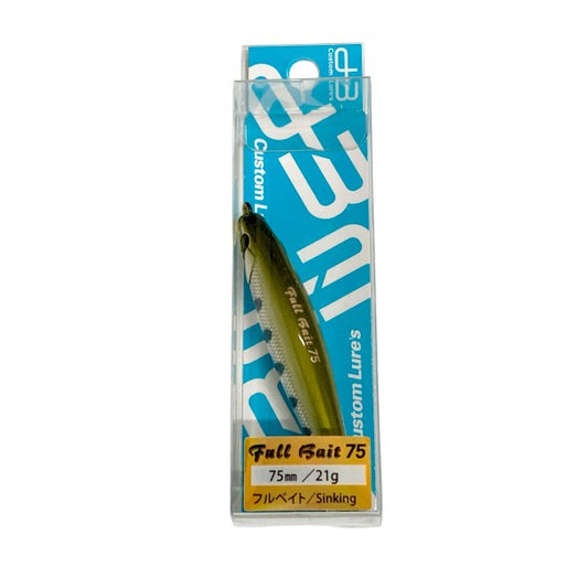 D-3 CUSTOM LURES FULL BAIT 75 75mm : 21g SINKING #F13 SK-M freshwater fishing lure — photo 2